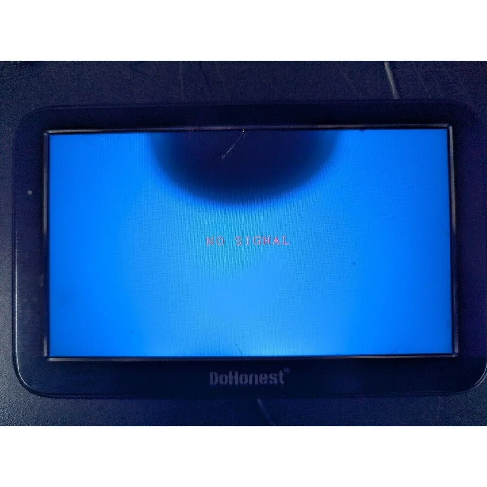 CRACKED SCREEN - DoHonest V9 Backup Camera Monitor Display LCD Video 12V TESTED